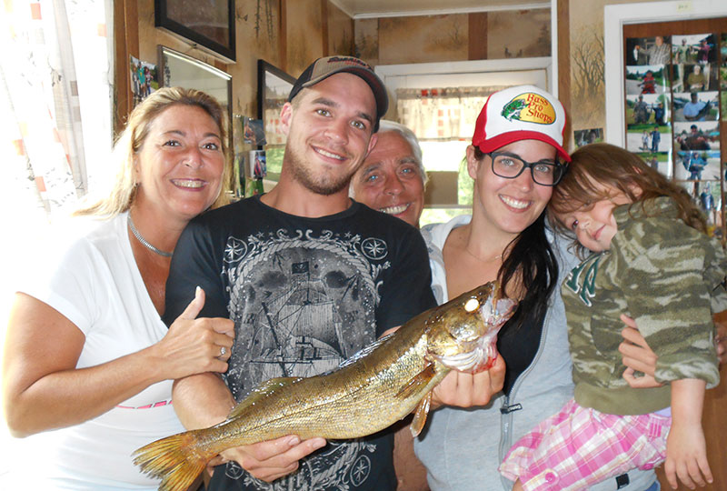 Fishing Walleye at Pourvoirie Menjo, Laurentides, Quebec