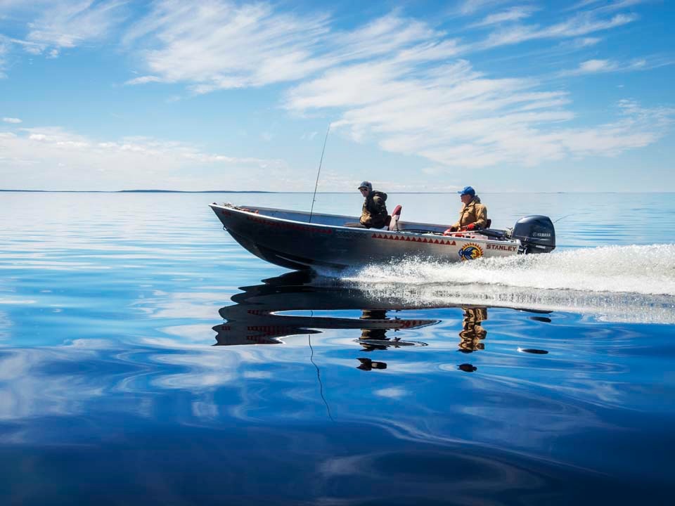 Fishing at Association de Pourvoirie du Lac Mistassini, Eeyou Istchee Baie-James, Quebec