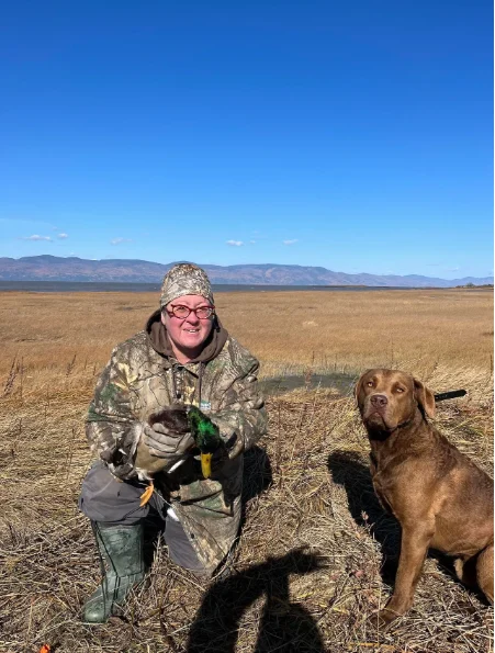 Hunting Duck at Auberge-Pourvoirie Isle-aux-Grues, Chaudière-Appalaches, Quebec