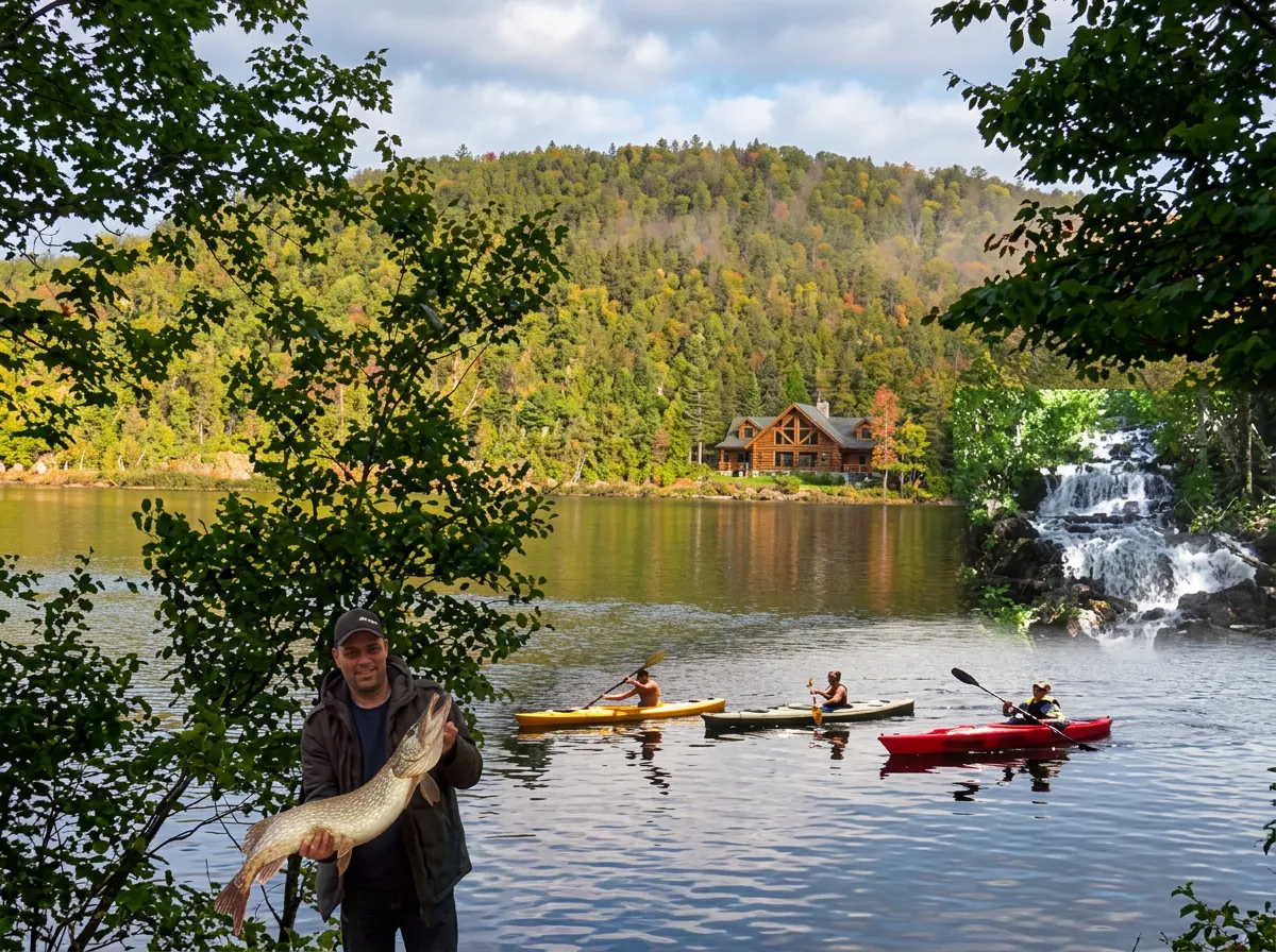 Photo de Chalets chez Gaston dans les Laurentides, Qc