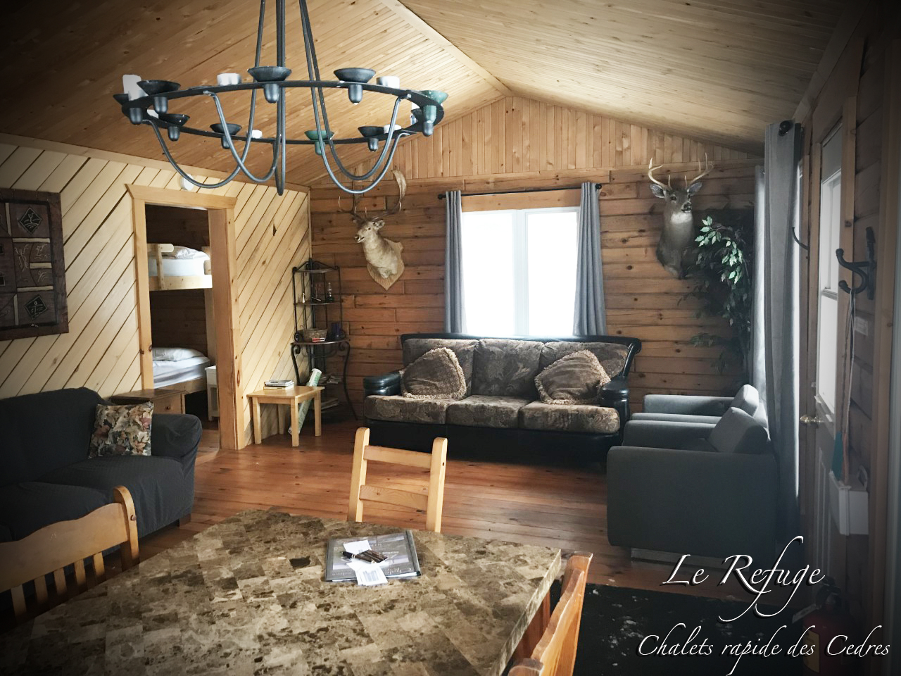 CHALET LE REFUGE — Chalets Rapide des Cèdres – Chalets Rapide des Cèdres