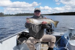 Pêche Ouananiche chez Les Gérances de la Horde Sauvage, Côte-Nord, Québec