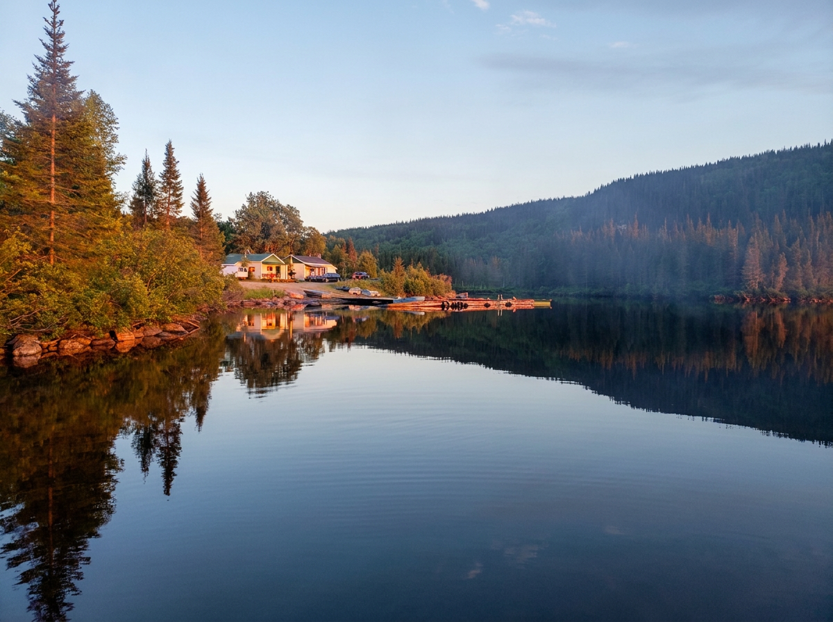 Photo de Domaine du Lac Kergus sur la Côte-Nord, Qc