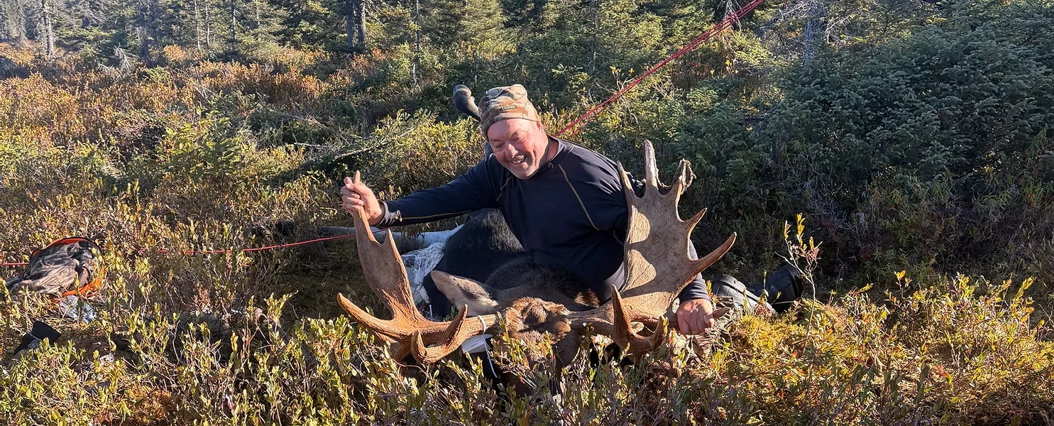 Hunting Moose at Domaine du Lac Kergus, Côte-Nord, Quebec