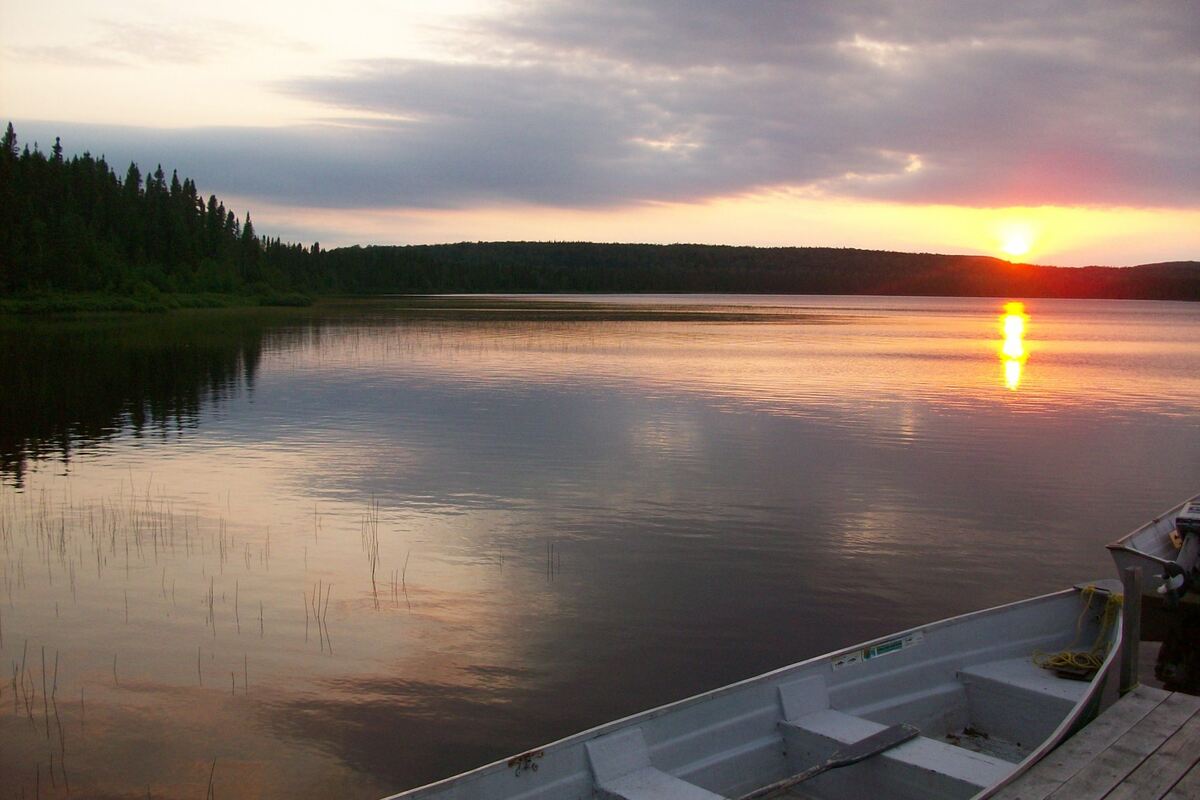 Photo souvenir chez Pourvoirie du Lac à l'Ours Blanc, Mauricie, Québec