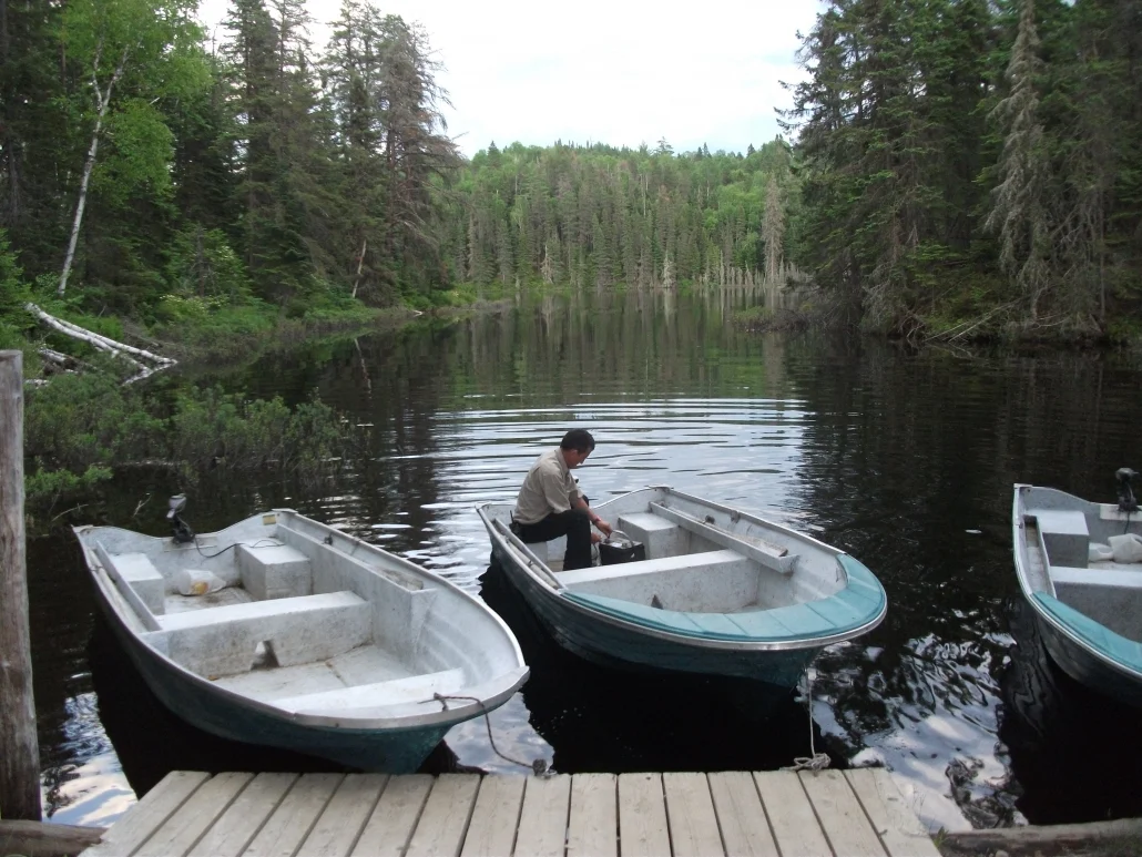 Photo souvenir chez Pourvoirie Lac Dumoulin, Mauricie, Québec — photo 7