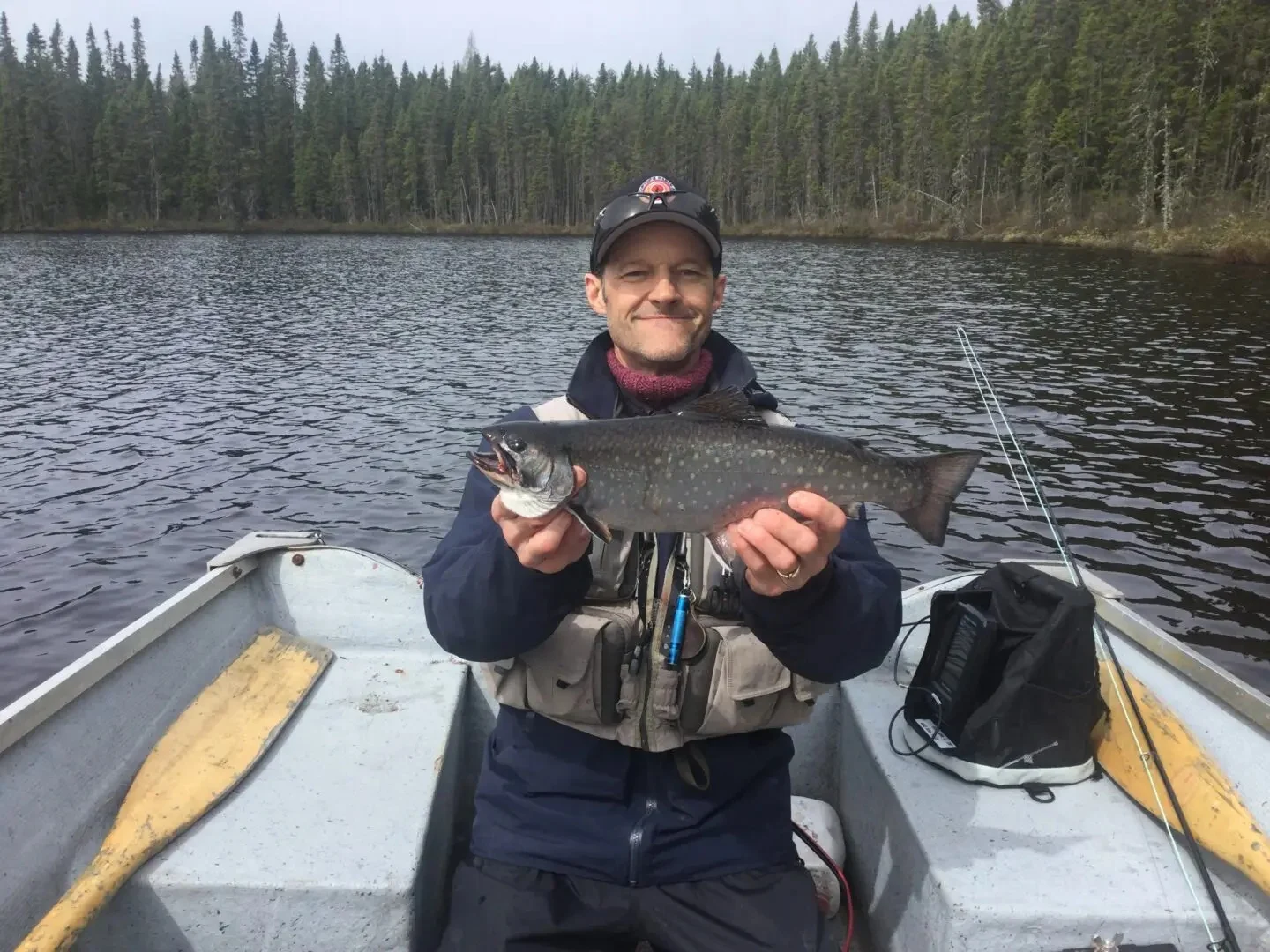 Pêche Truite mouchetée chez Pourvoirie Waban-Aki, Mauricie, Québec — photo 7