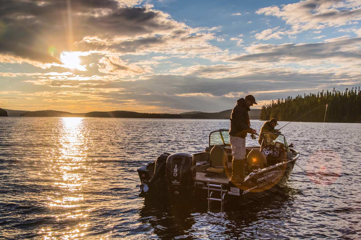 Fishing at Pourvoirie WetetNagami Inc., Abitibi-Témiscamingue, Quebec