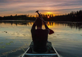 Fishing at Domaine Sylva, Mauricie, Quebec