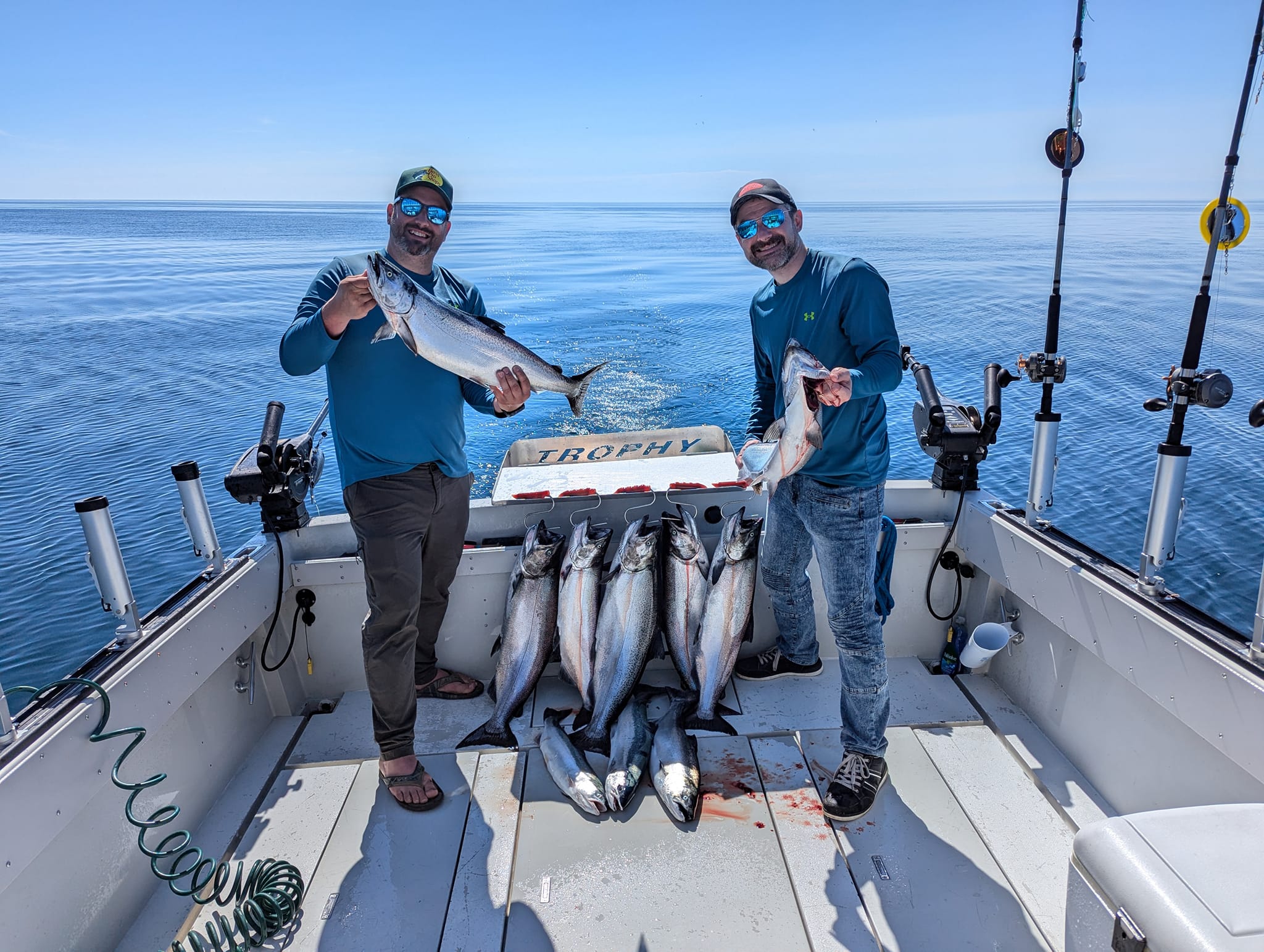 Photo de Pêche au Saumon Lac Ontario en Ontario