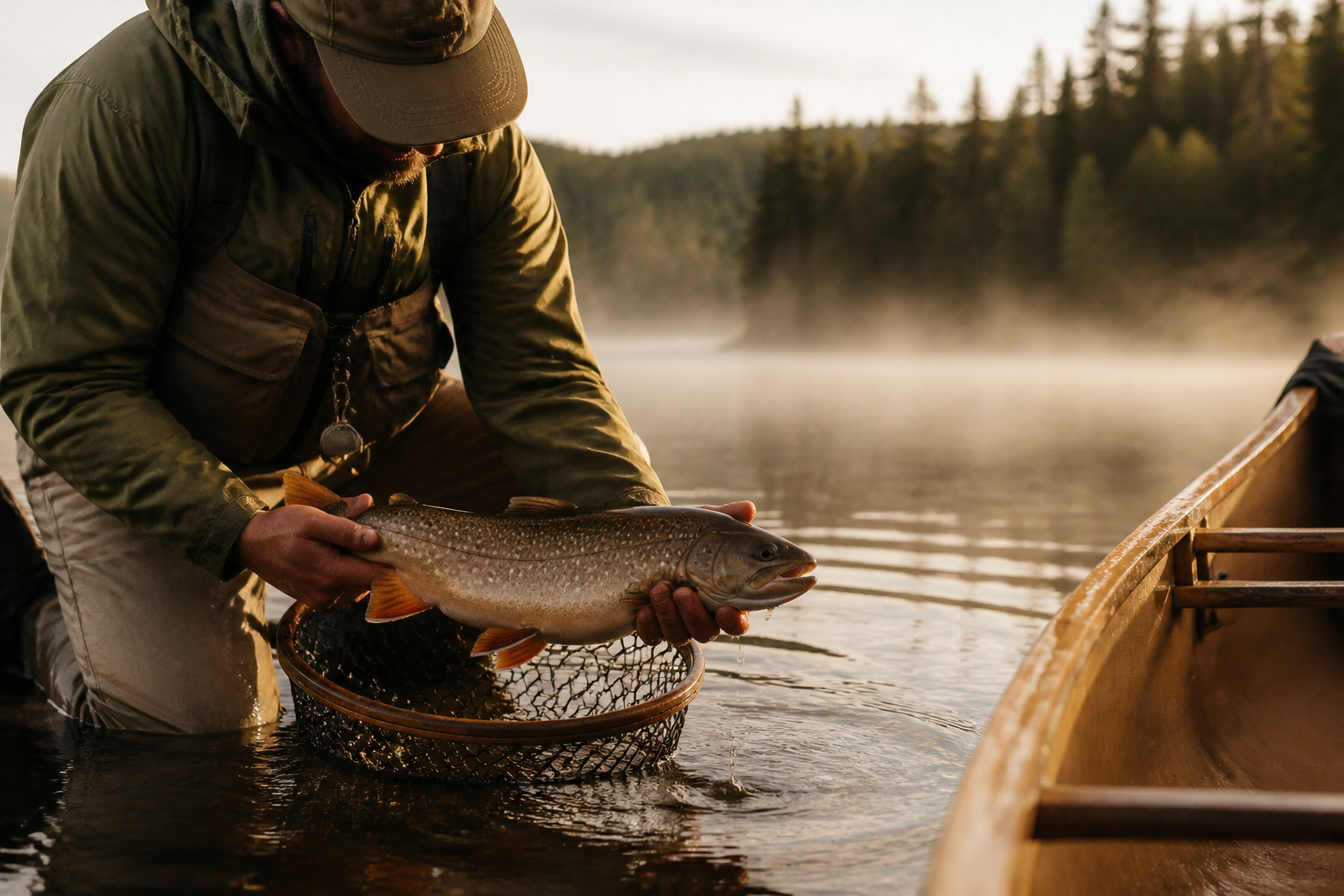 Pêche omble chevalier au Québec