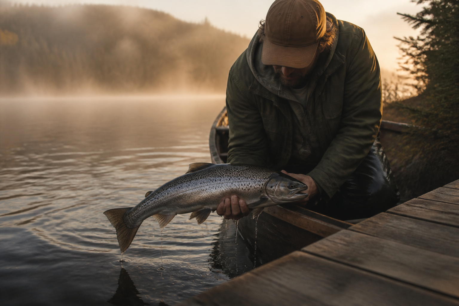 Atlantic salmon fishing in Quebec