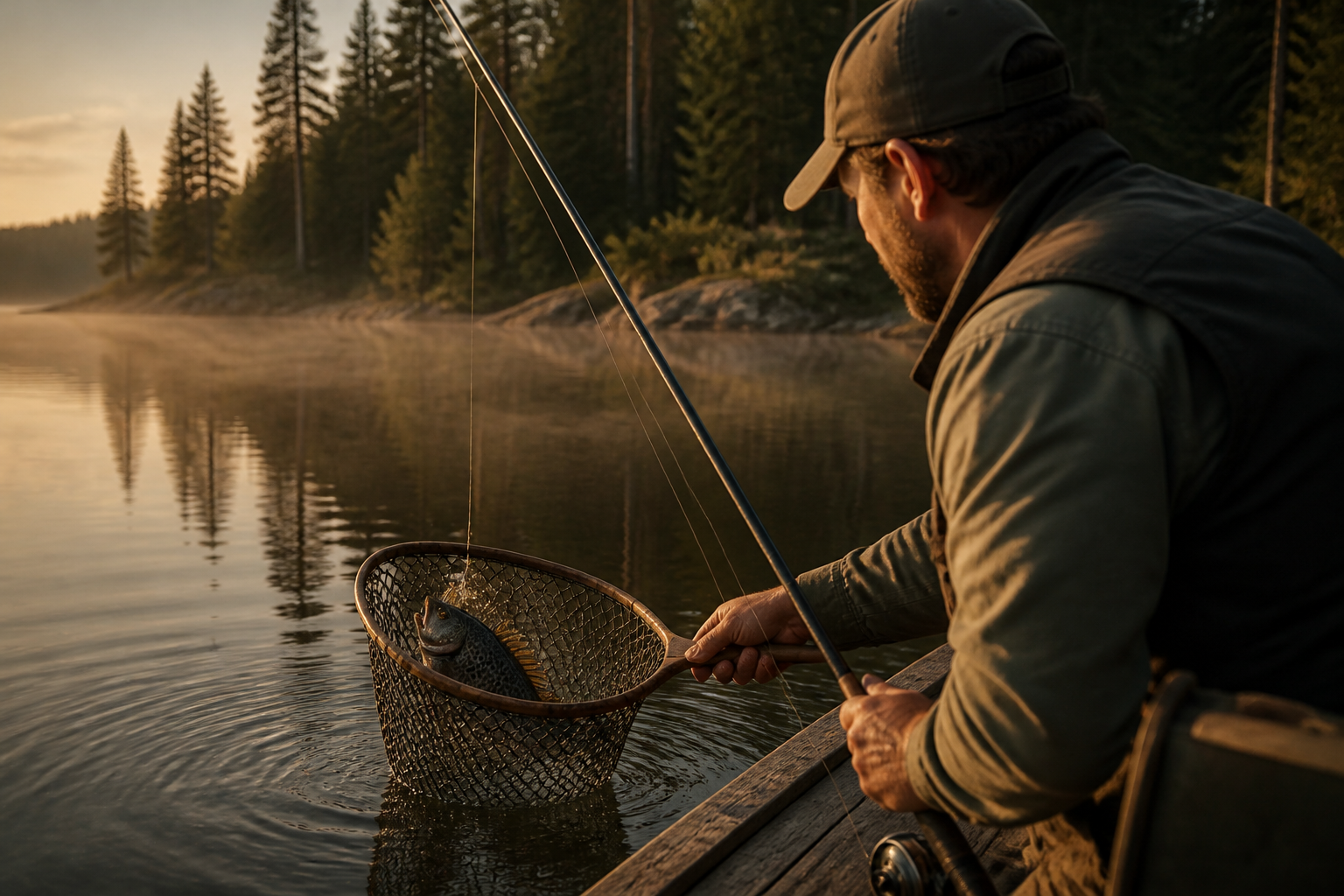 Black crappie fishing in Ontario