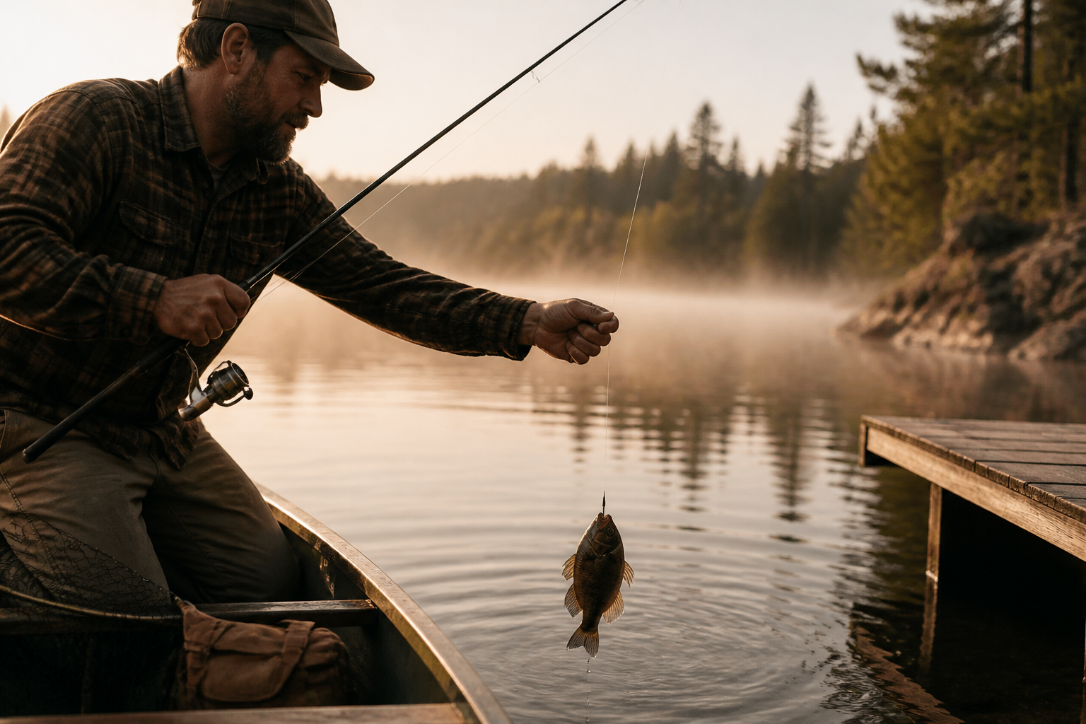 Pêche crapet arlequin en Ontario
