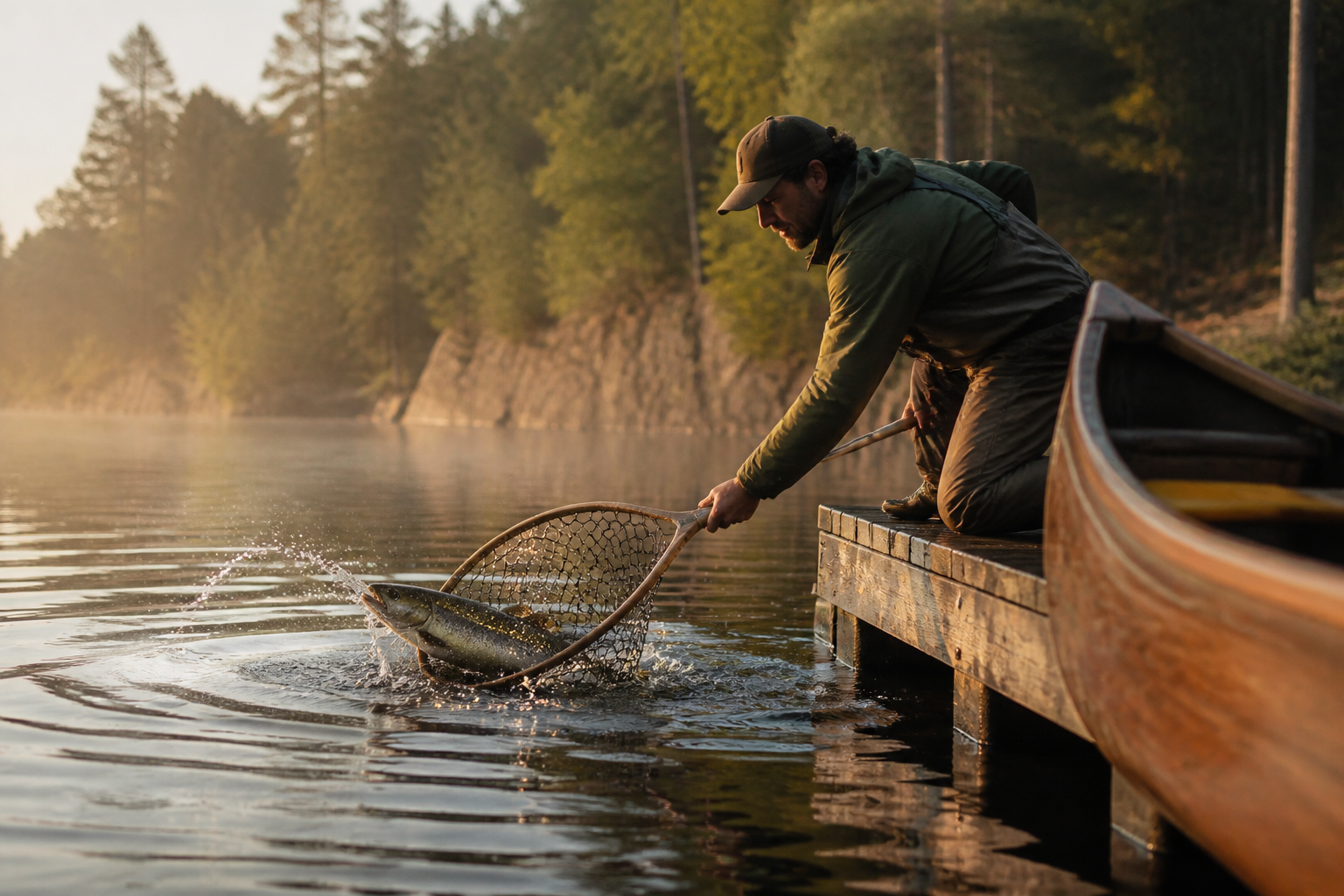 Pêche saumon chinook en Ontario