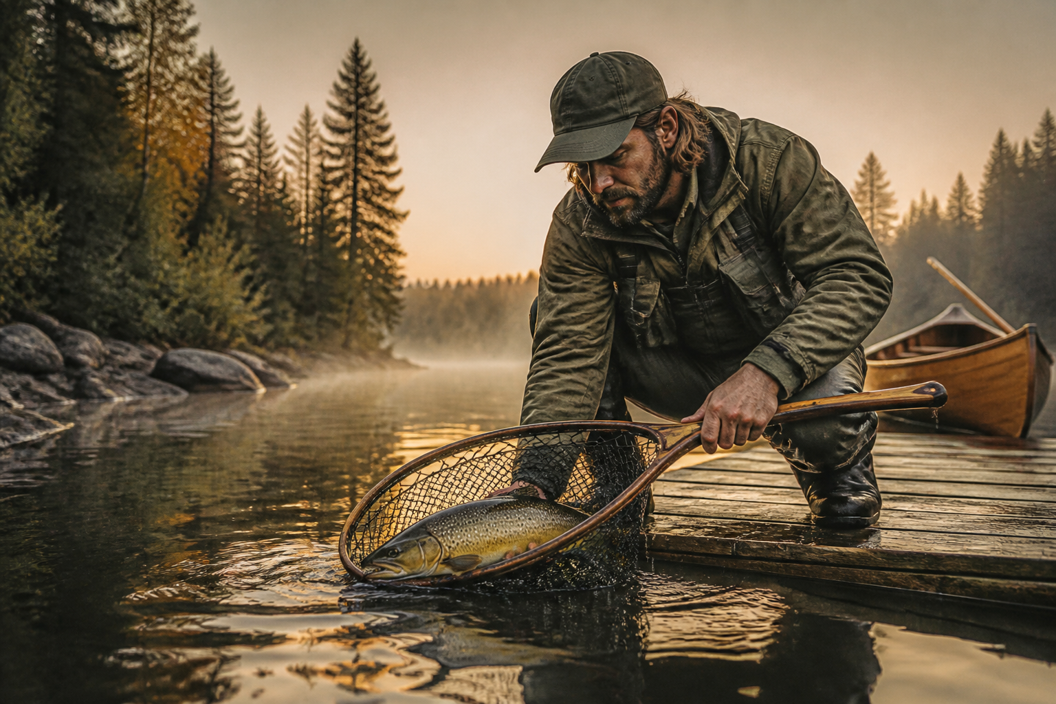 Pêche truite dorée au Québec