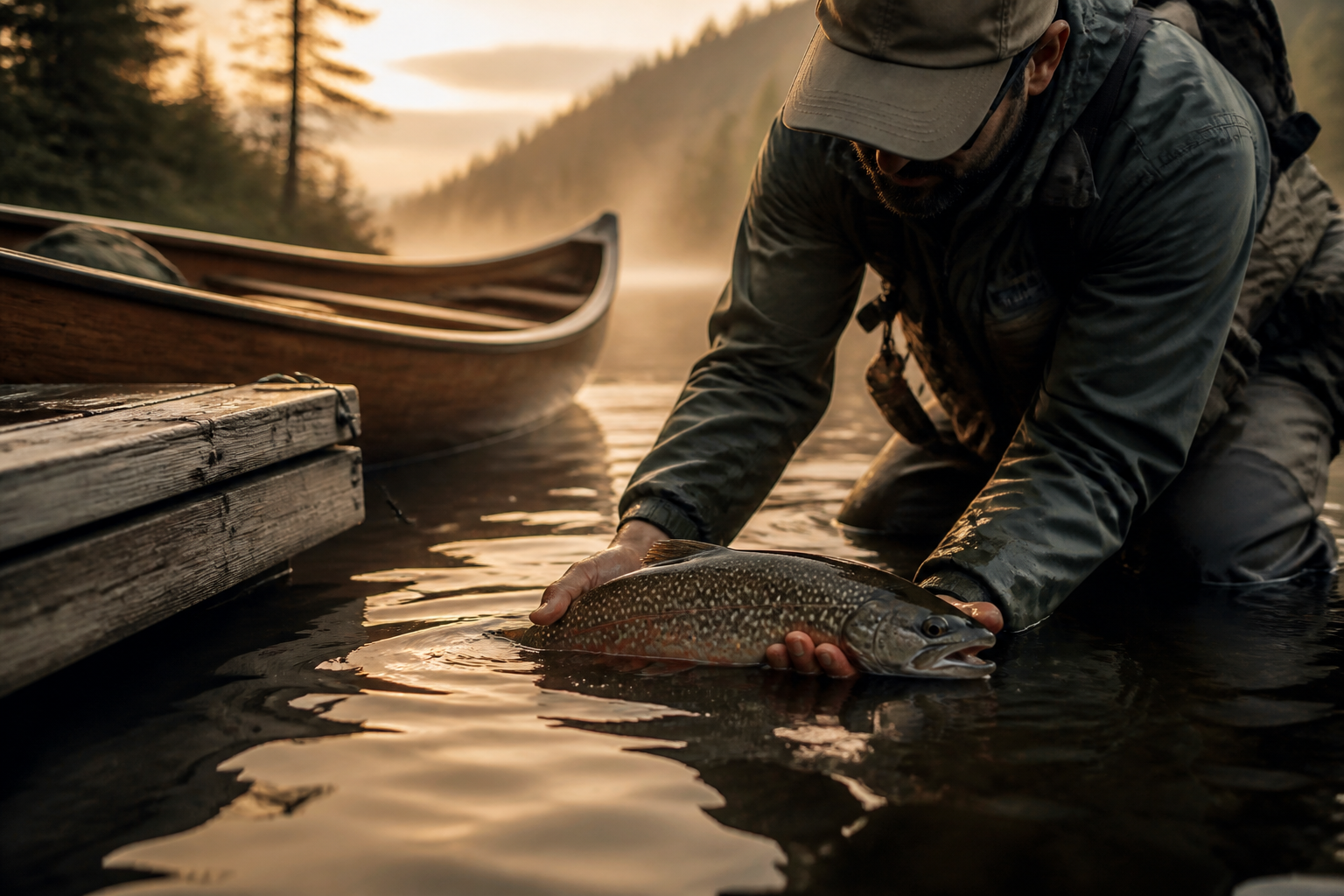 Pêche truite de mer au Québec
