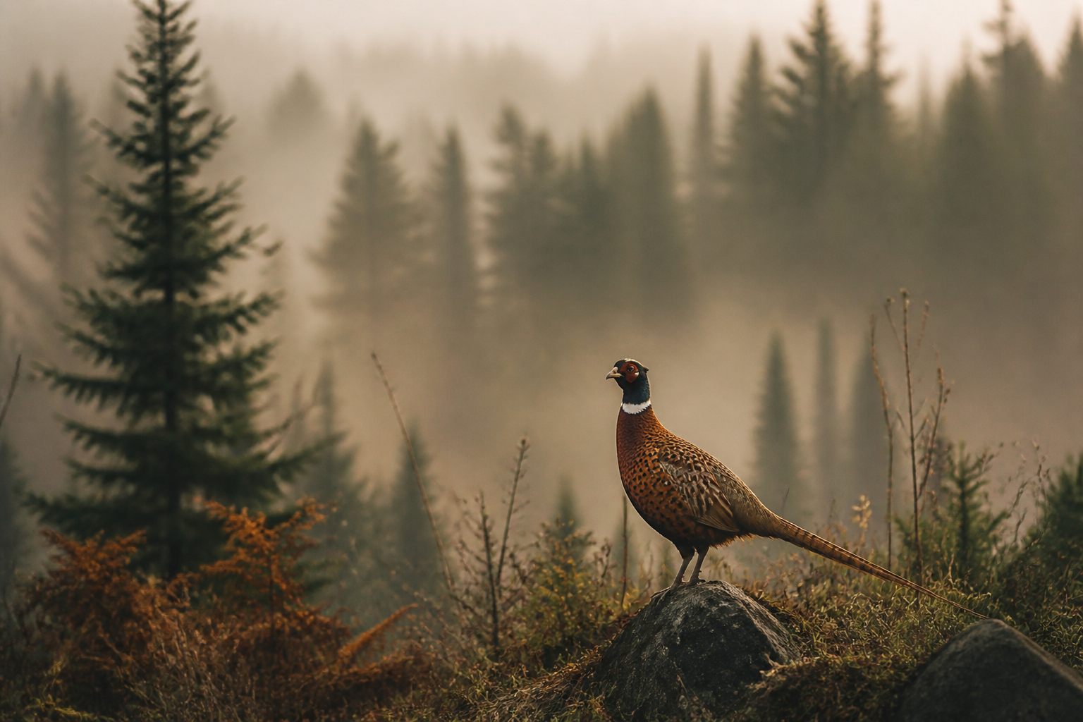 Small game in the wild in Quebec