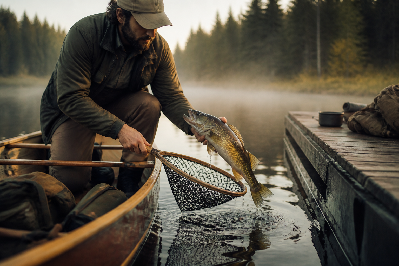 Walleye fishing in Quebec