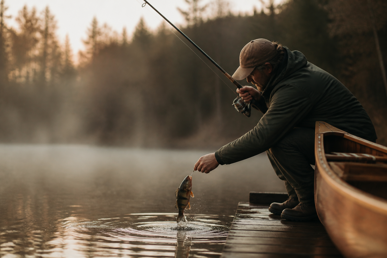 Pêche perchaude au Québec